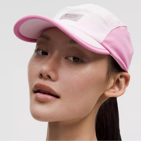 Lululemon S/M Multi-Panel Run Hat Pink/Pink Haze - Picture 2 of 4